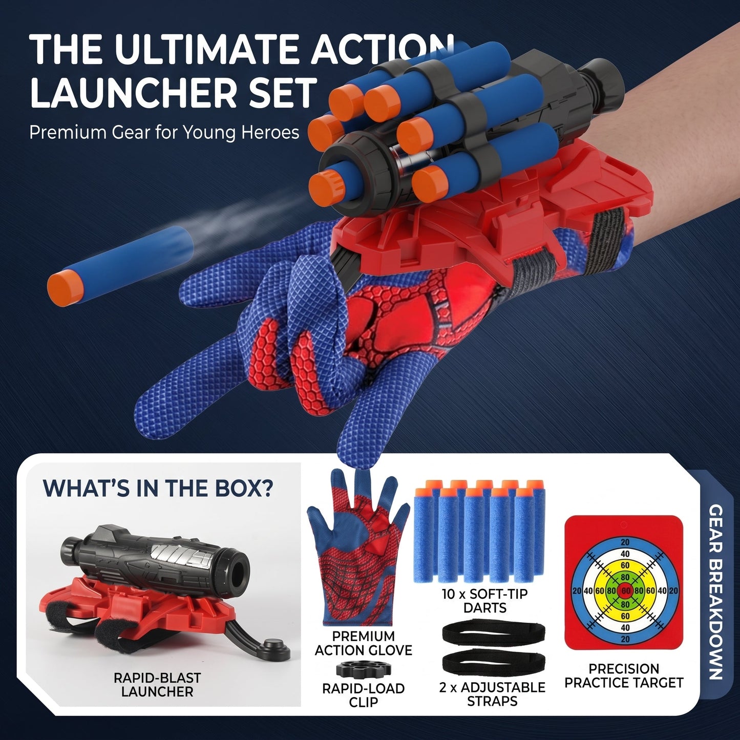 Spider Hero Bow and Arrow Set