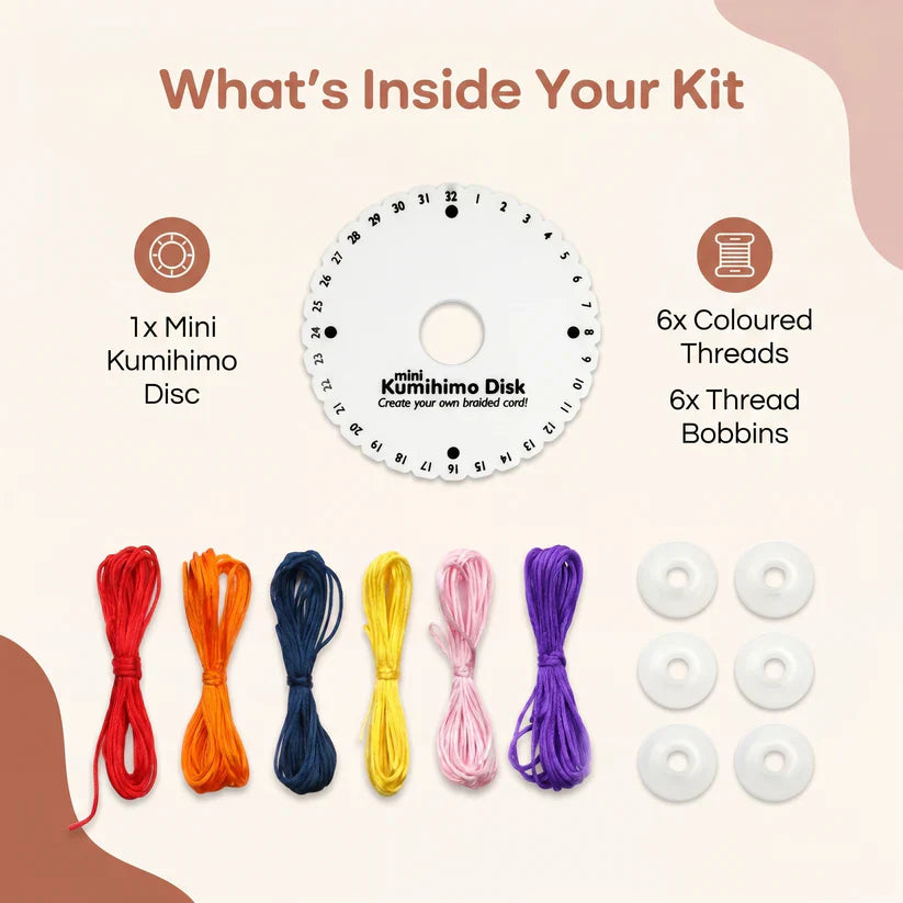 DIY Kumihimo Bracelet Kit for Kids