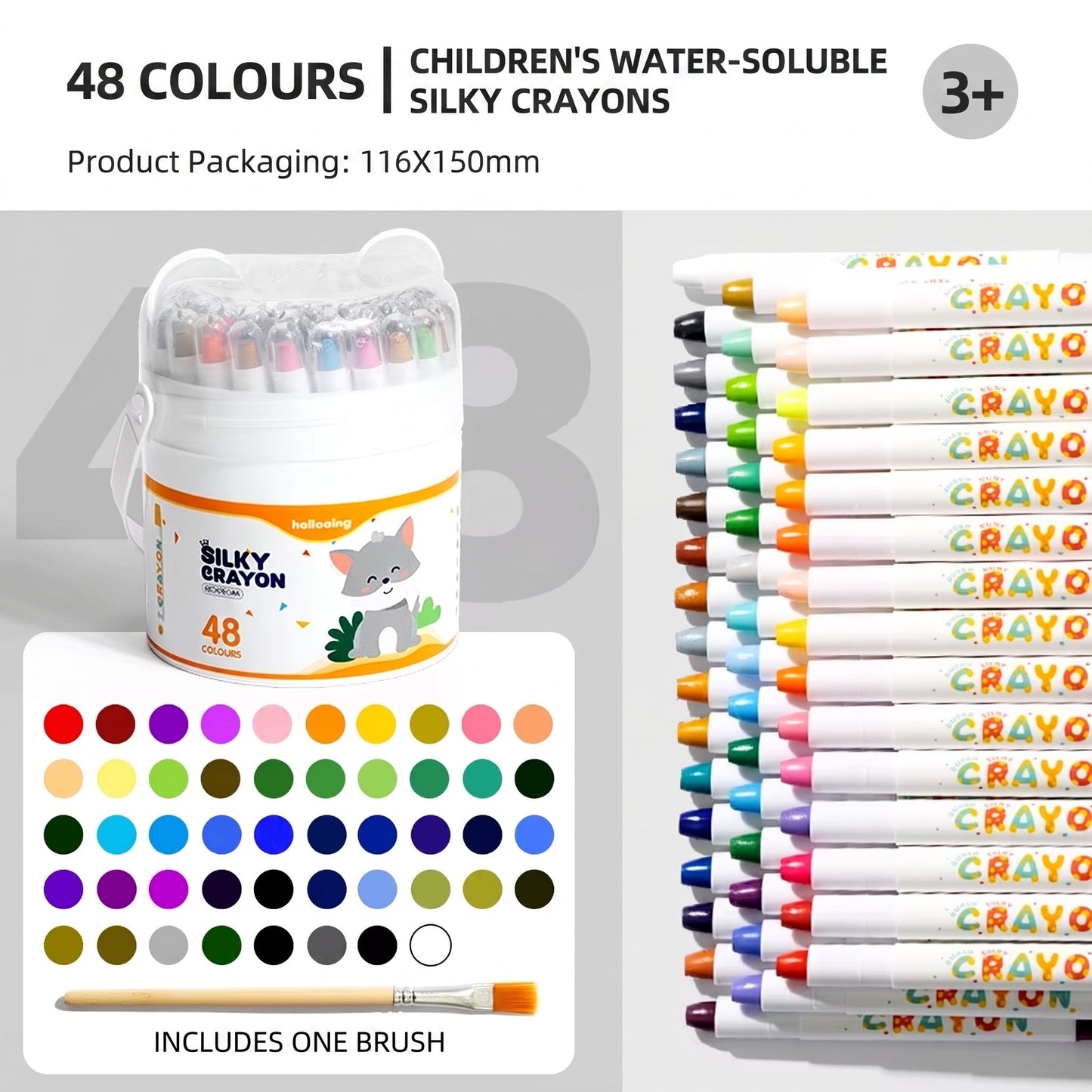 Twistable Washable Crayons for Kids
