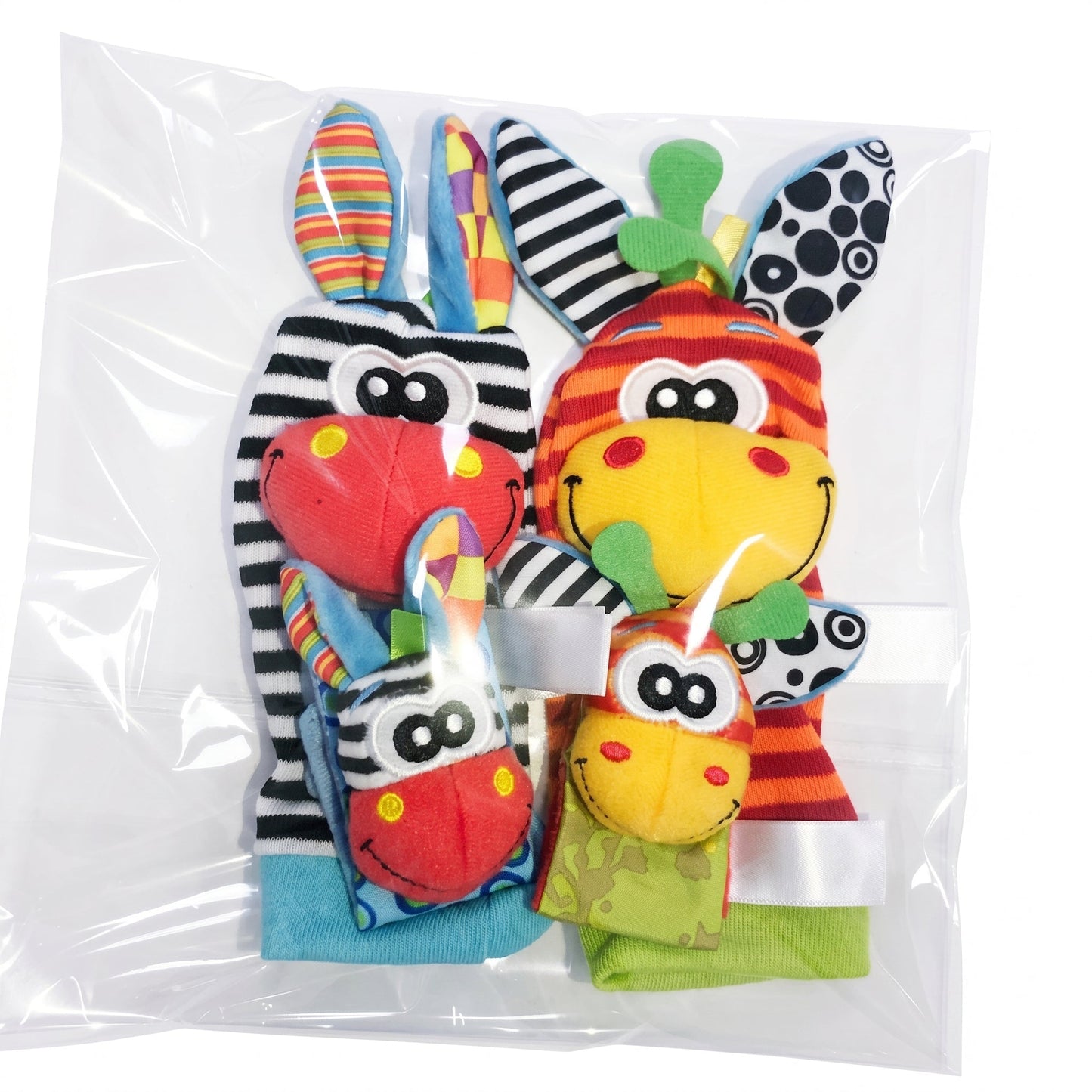 Baby Rattle Wrist and Sock Set