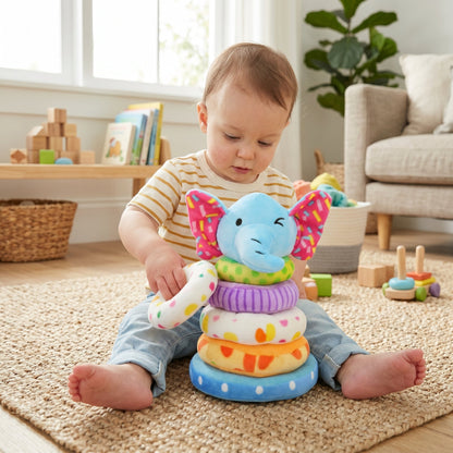 Rainbow Stacking Plush Toy