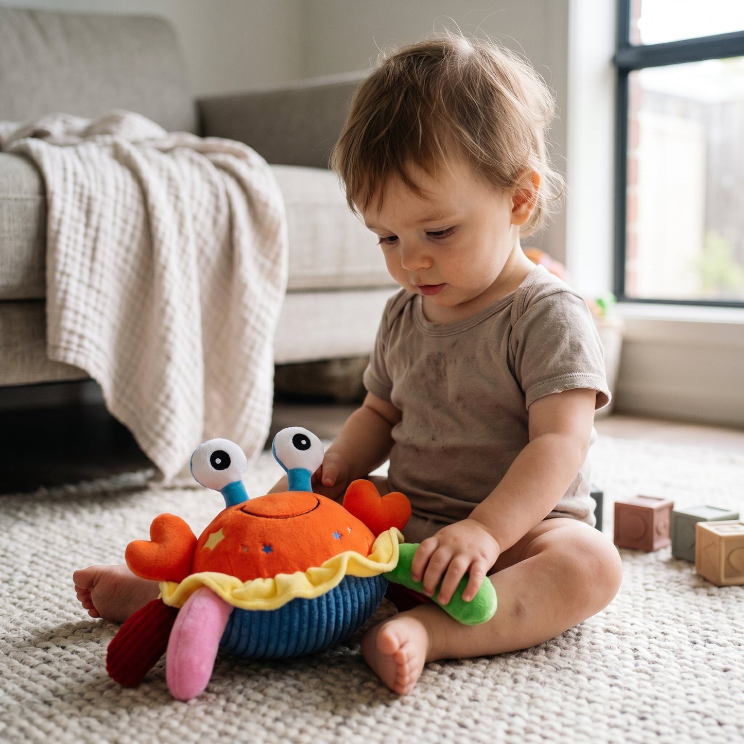 Musical Crawling Crab Toy