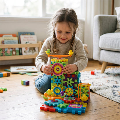 81 Piece Gear Building Set