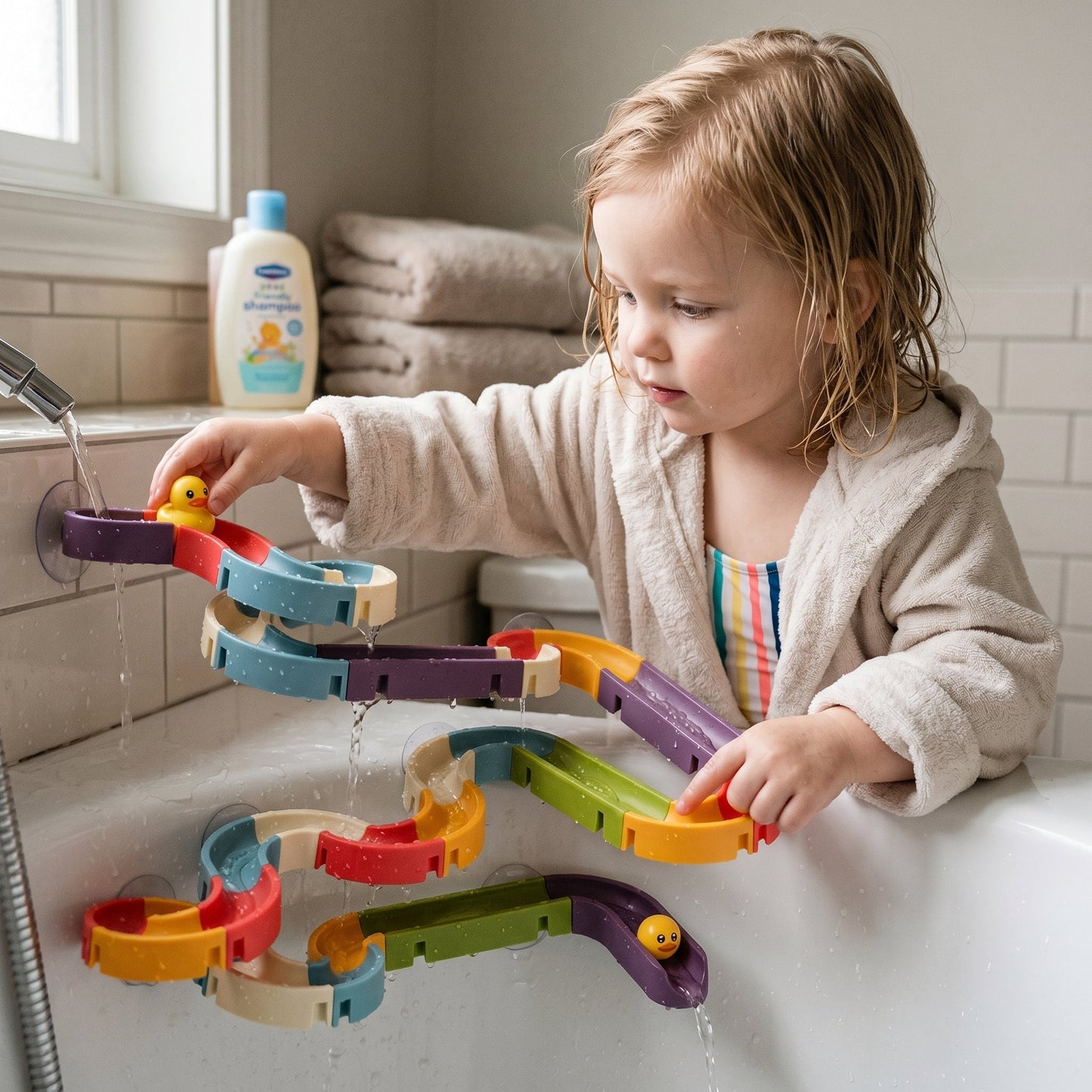 Bath Marble Run Set