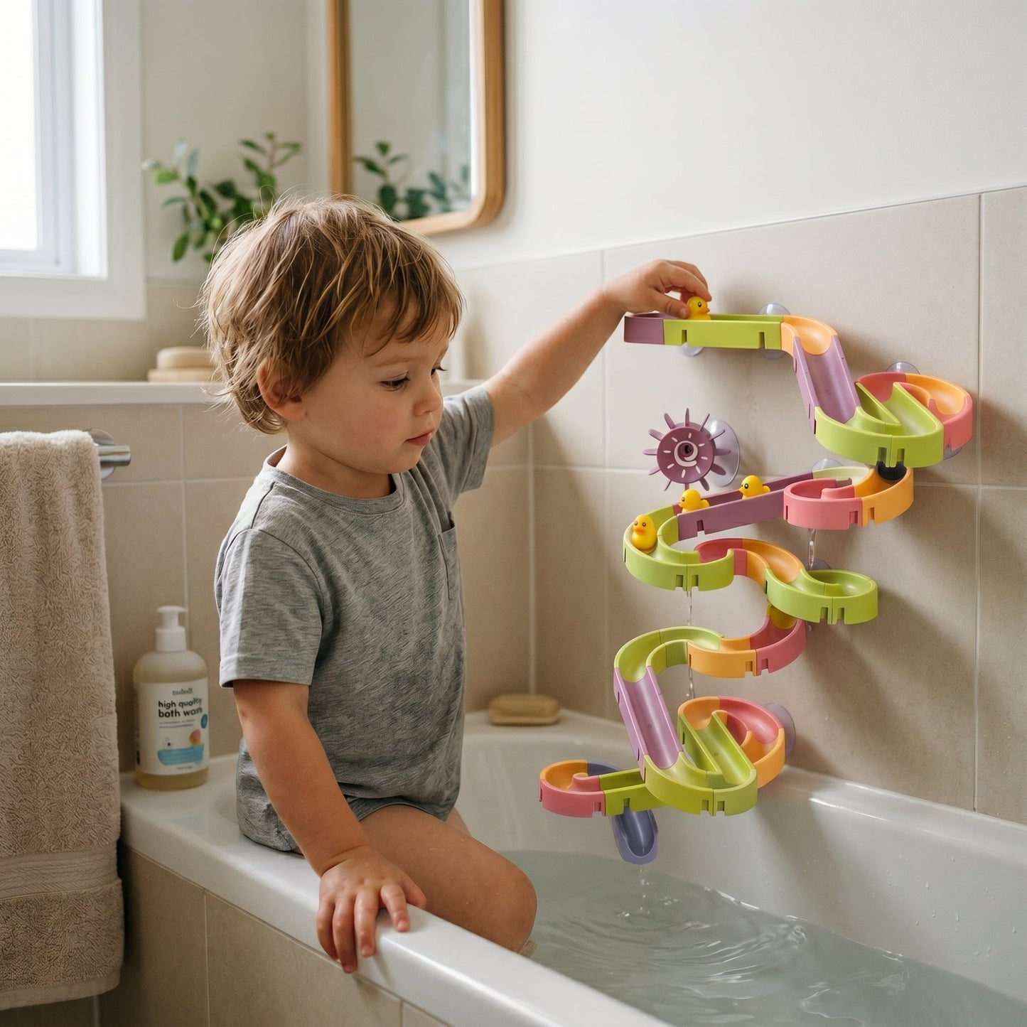 Bath Marble Run Set