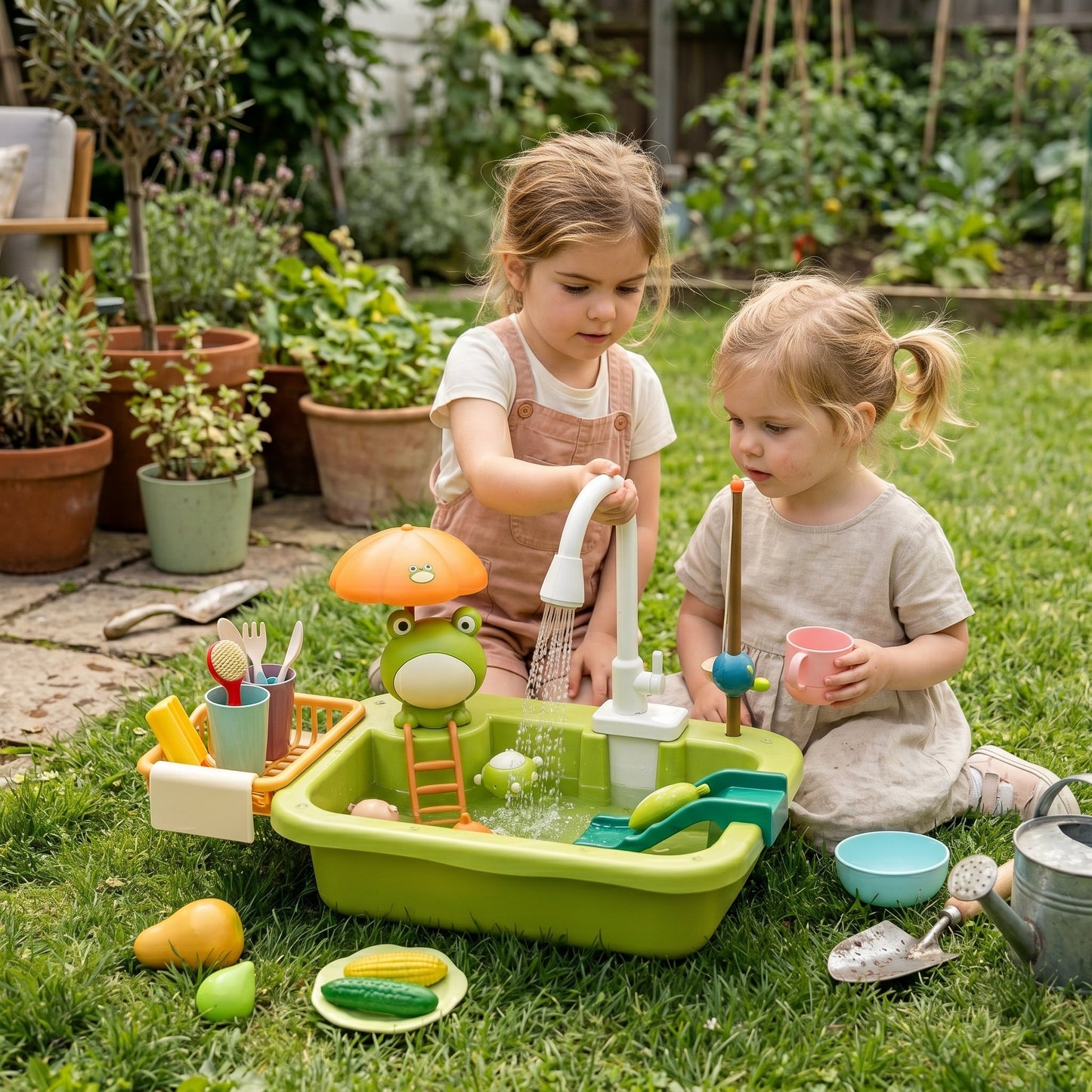 Kids Kitchen Sink Play Set