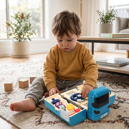 Interactive School Bus Driving Toy