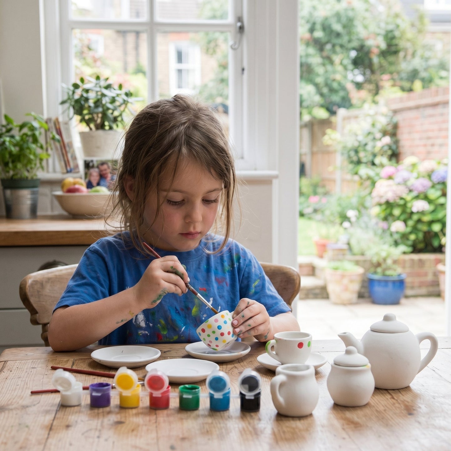 DIY Tea Set Painting Kit 13PCS