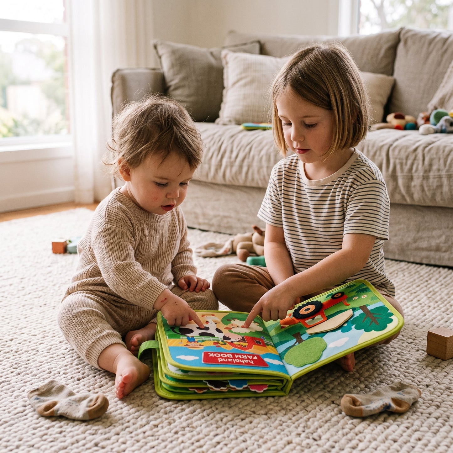 Montessori Farm Busy Book for Toddlers