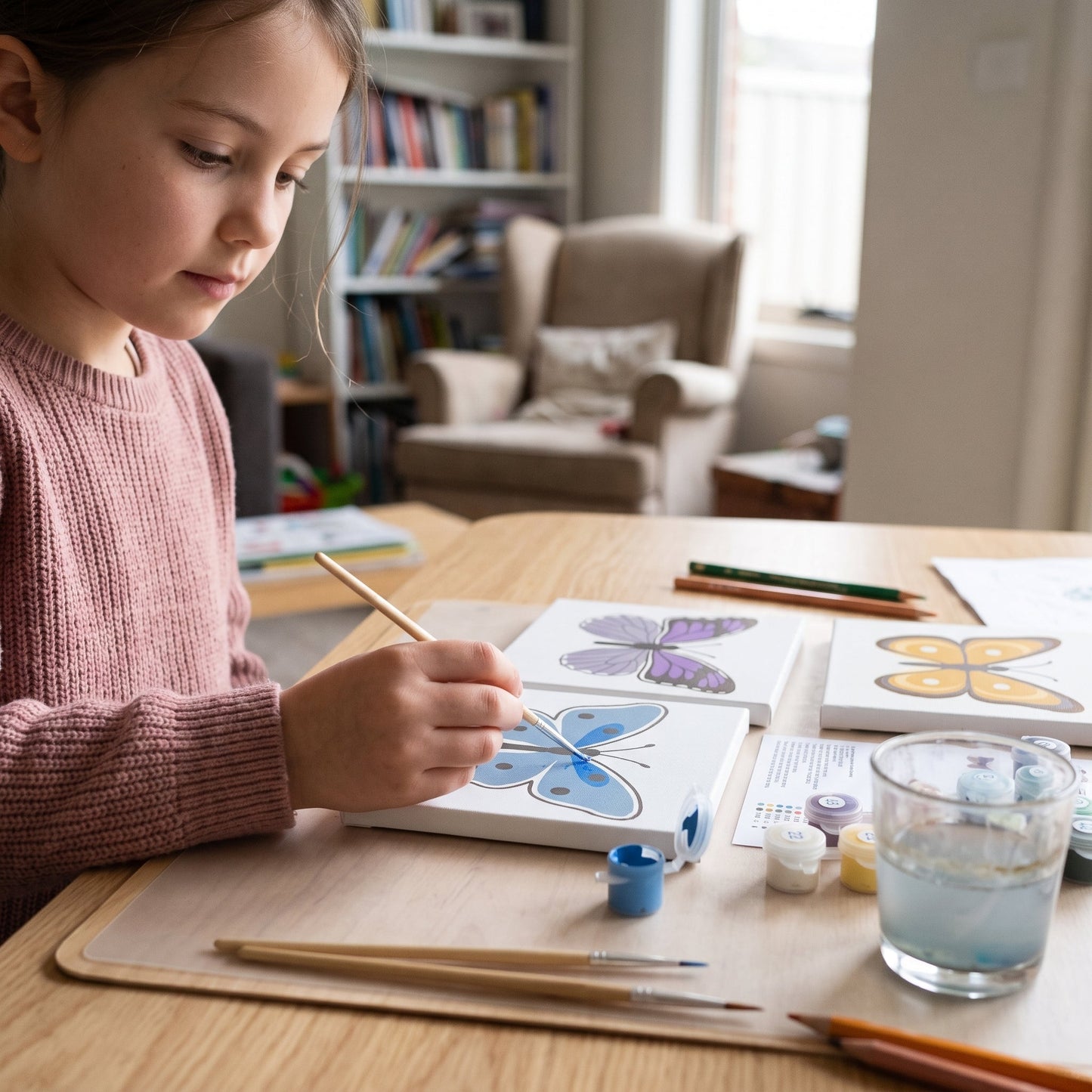 DIY Paint By Numbers Kit(6 Canvas)