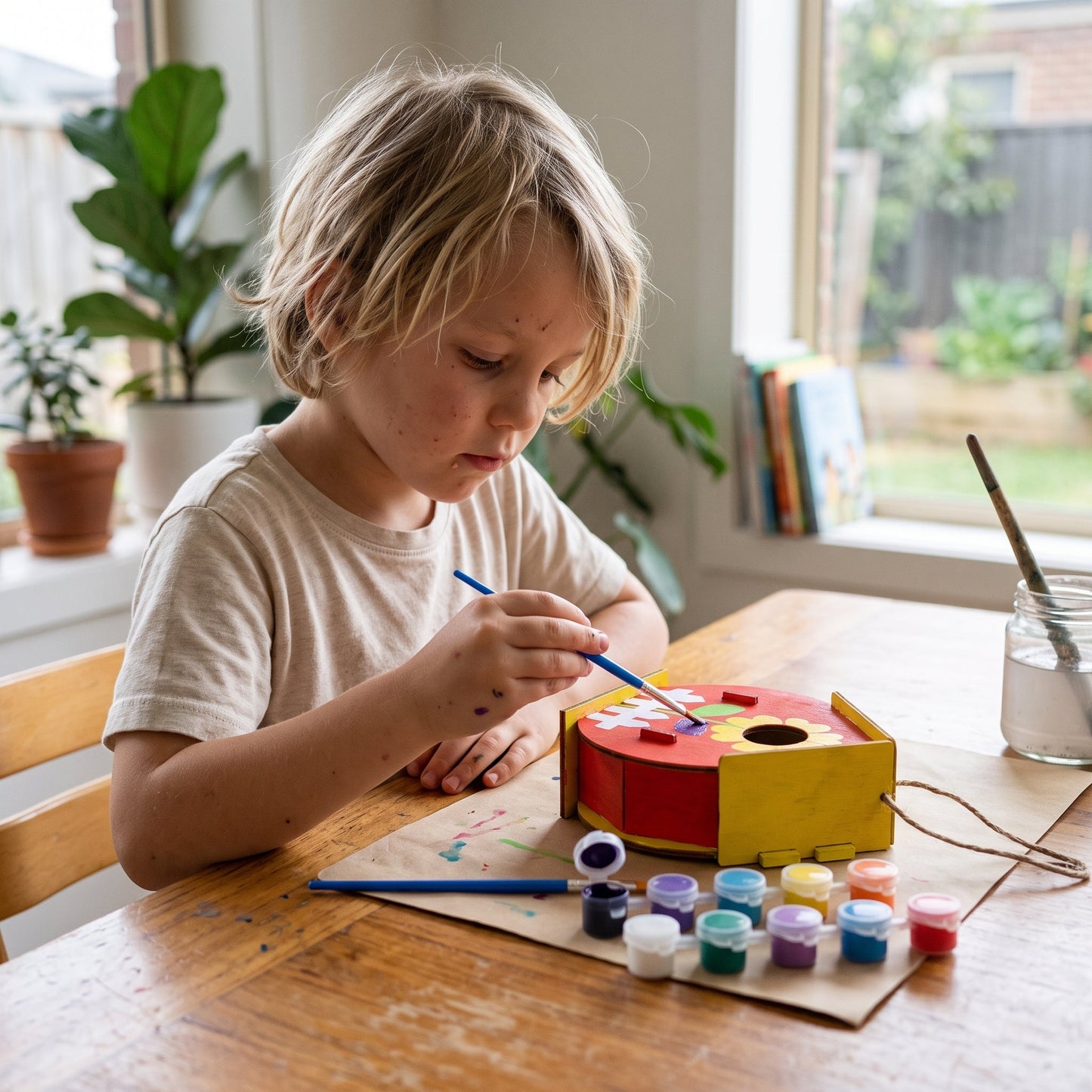 DIY Birdhouse Painting Kit