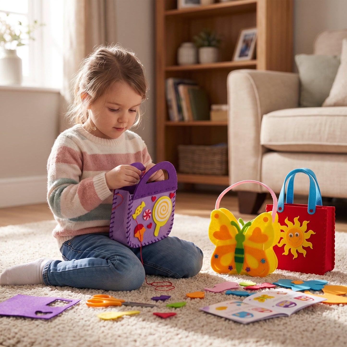 DIY Felt Bag Sewing Kit for Kids