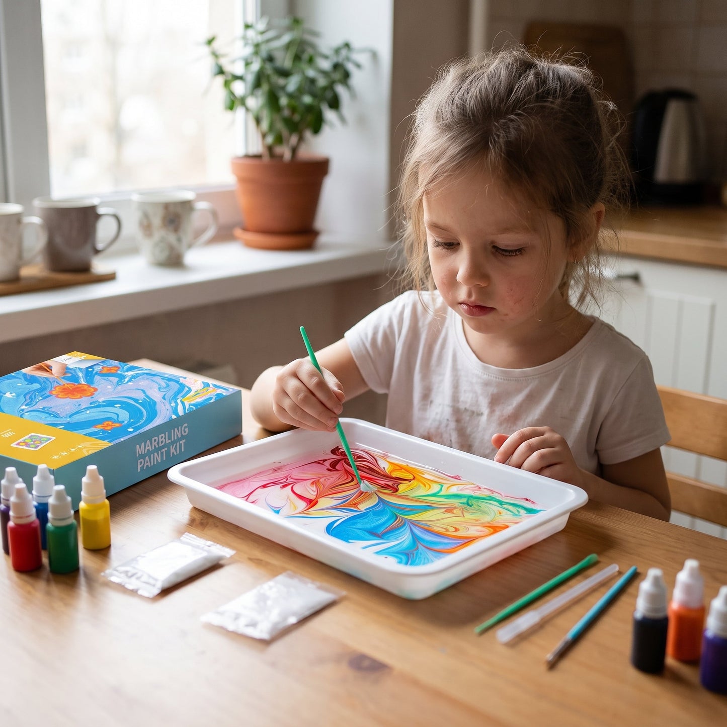 Kids Water Marbling Paint Kit