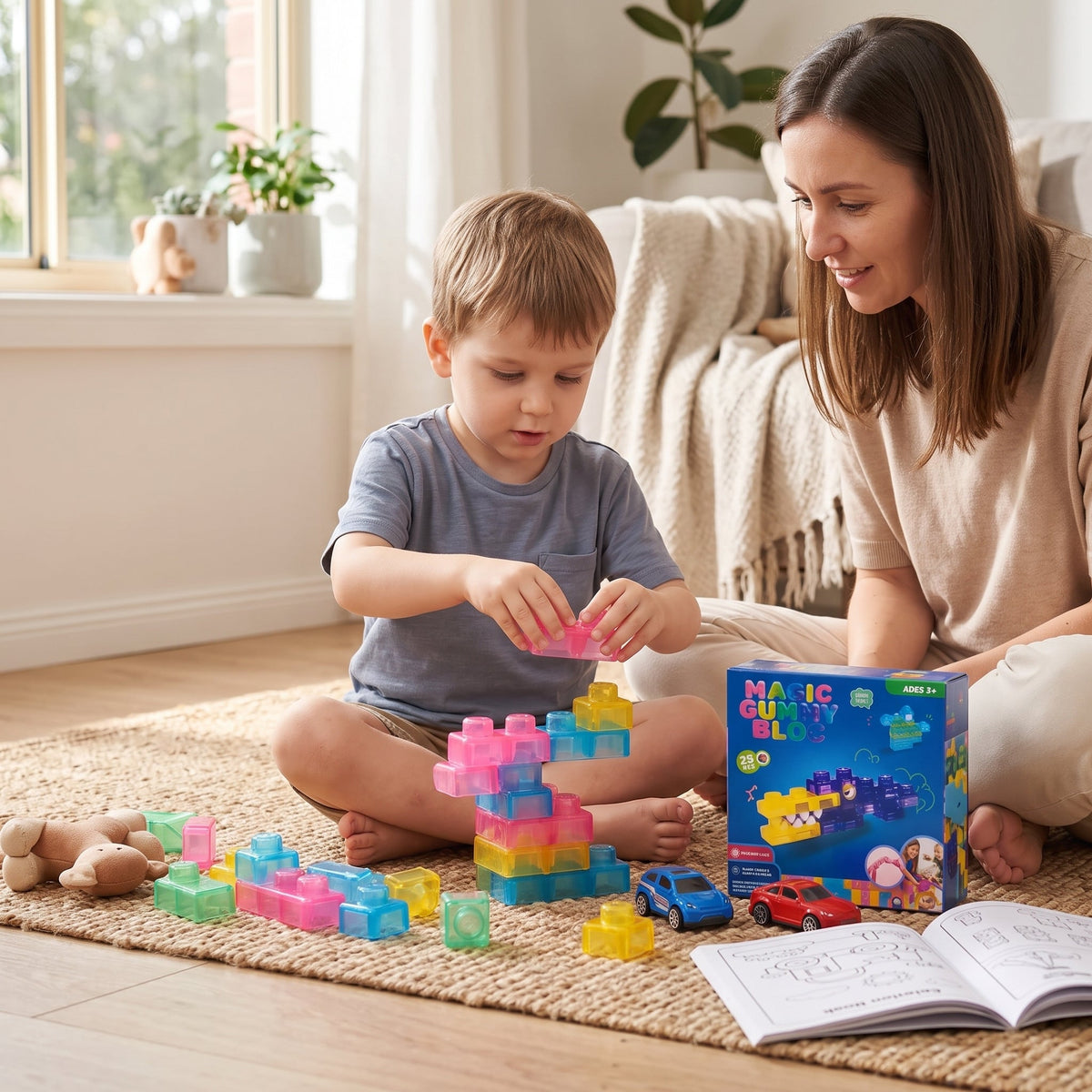 Magic Gummy Sensory Building Blocks for Kids