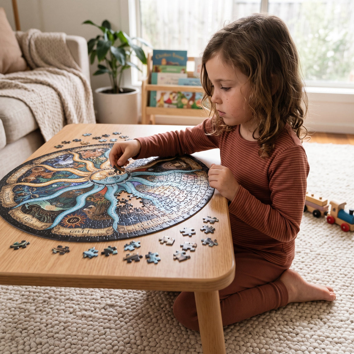 1000 Piece Round Astrology Puzzle