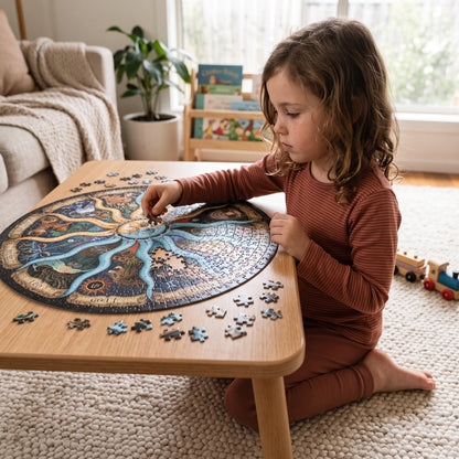 1000 Piece Round Astrology Puzzle