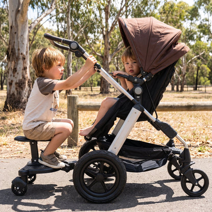 2 in 1 Universal Pram Ride-On Board with Seat