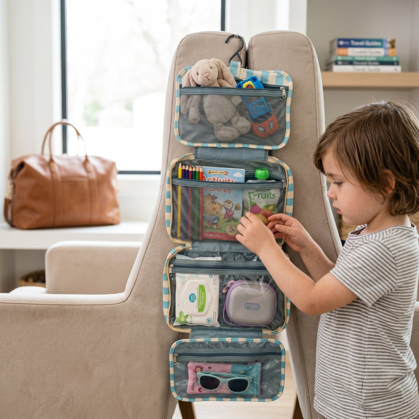 Family Travel Storage Organiser Bag