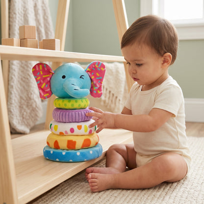 Rainbow Stacking Plush Toy