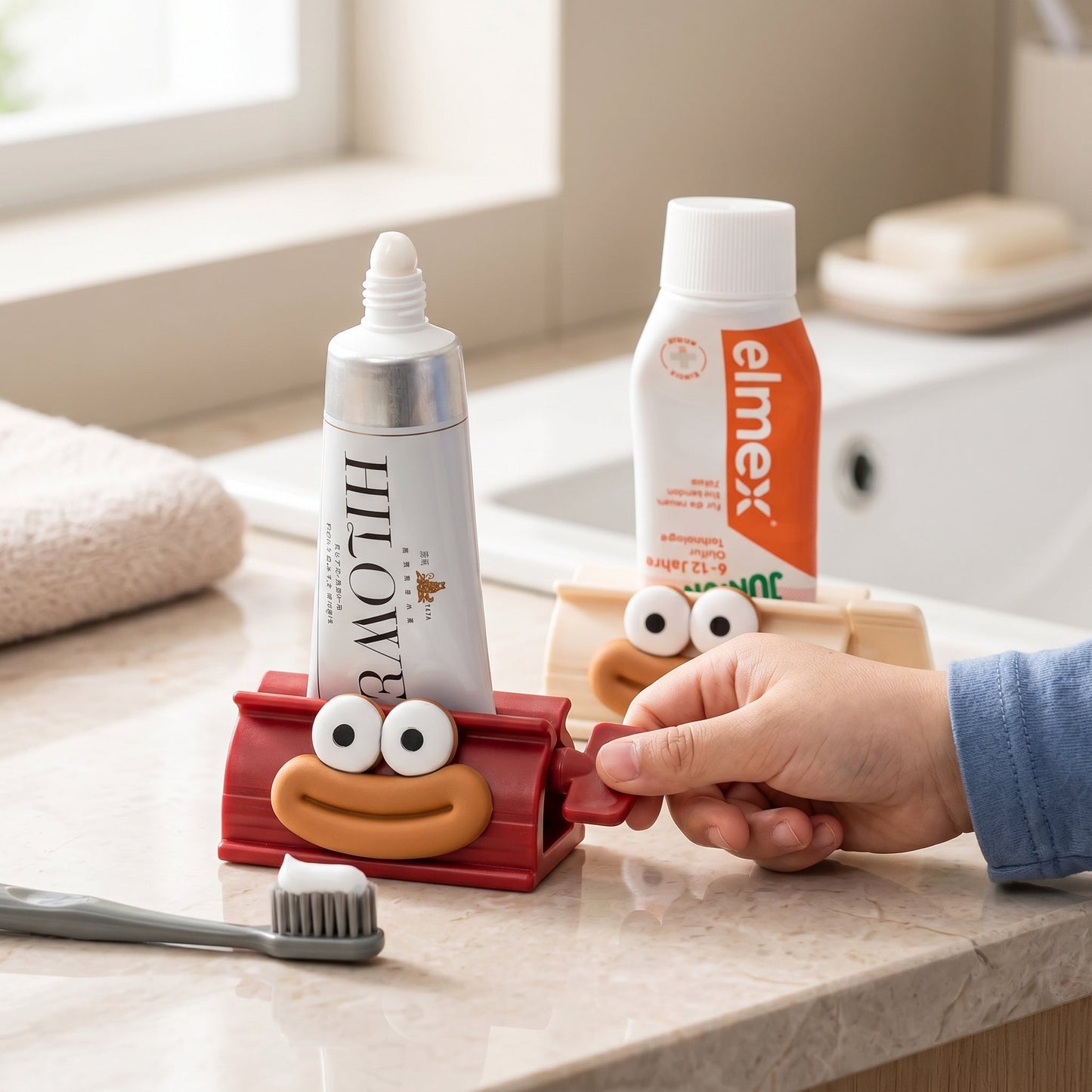 Kids Sausage Toothbrush Holder
