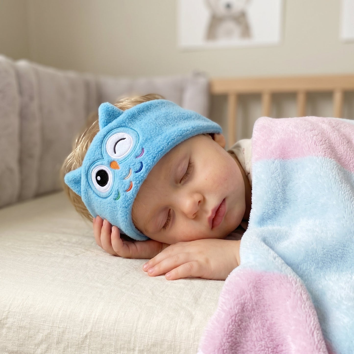 Kids 2-in-1 Bluetooth Sleep Headband – Wireless Music Headband for Travel & Sleep