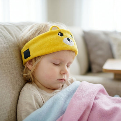 Kids 2-in-1 Bluetooth Sleep Headband – Wireless Music Headband for Travel & Sleep