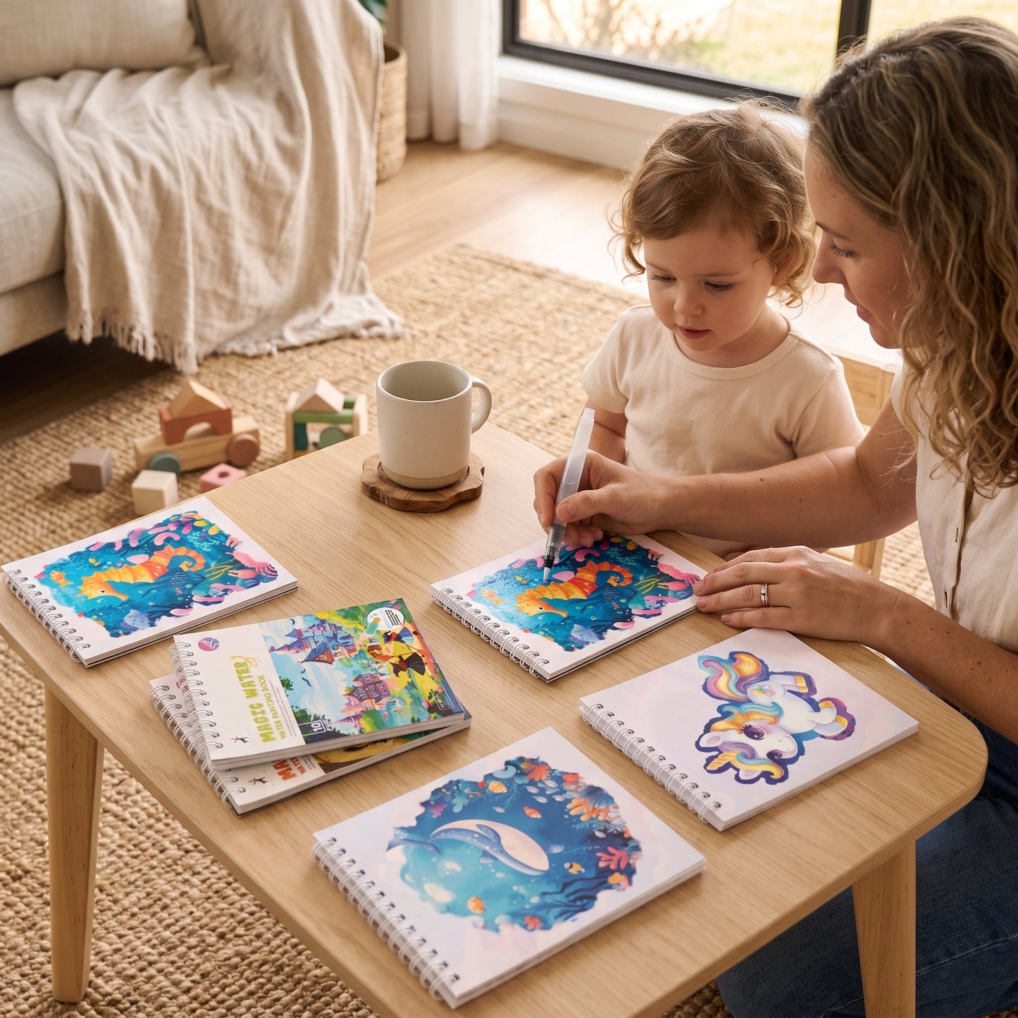 Reusable Watercolour Painting Book