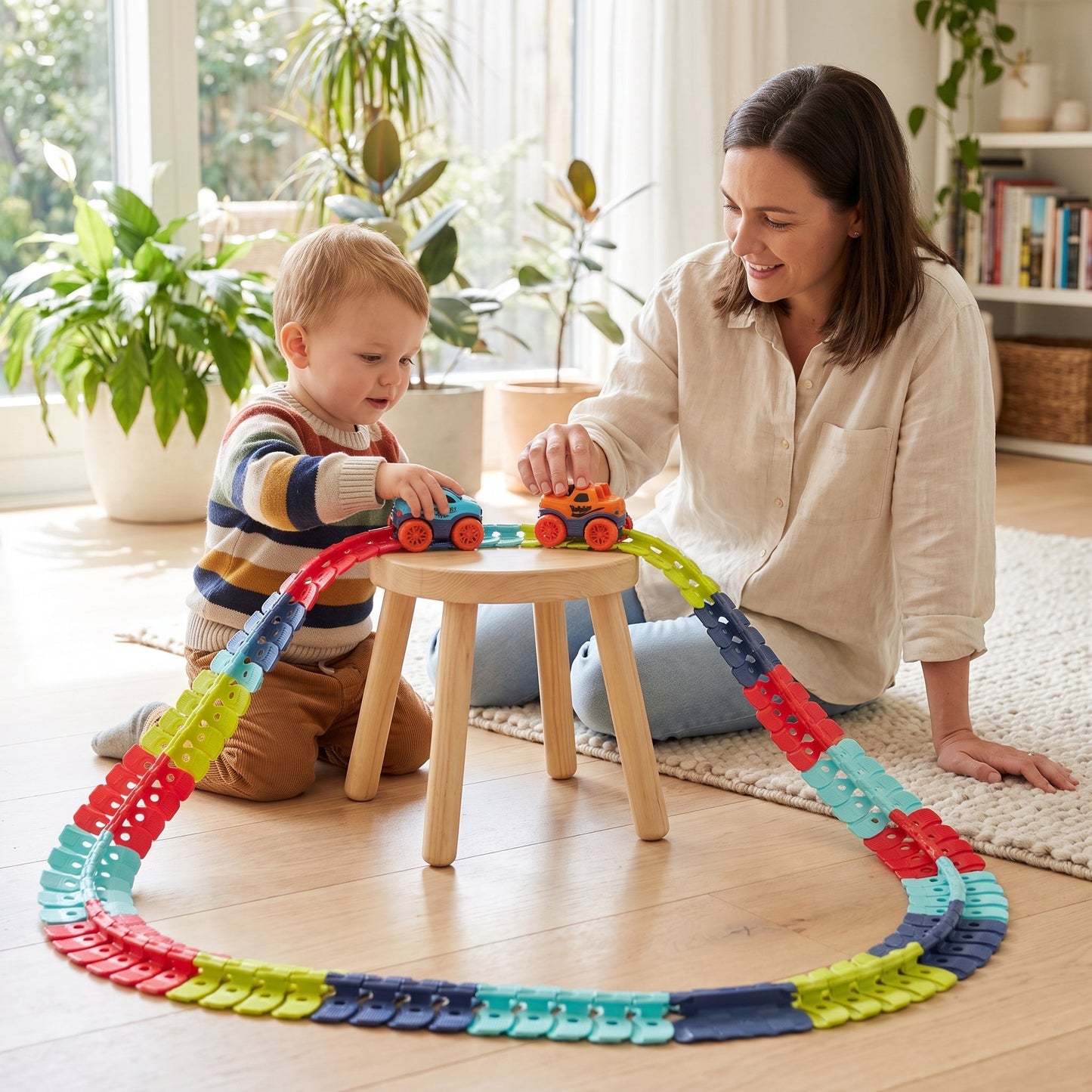 Magnetic Racing Car Track Set for Kids