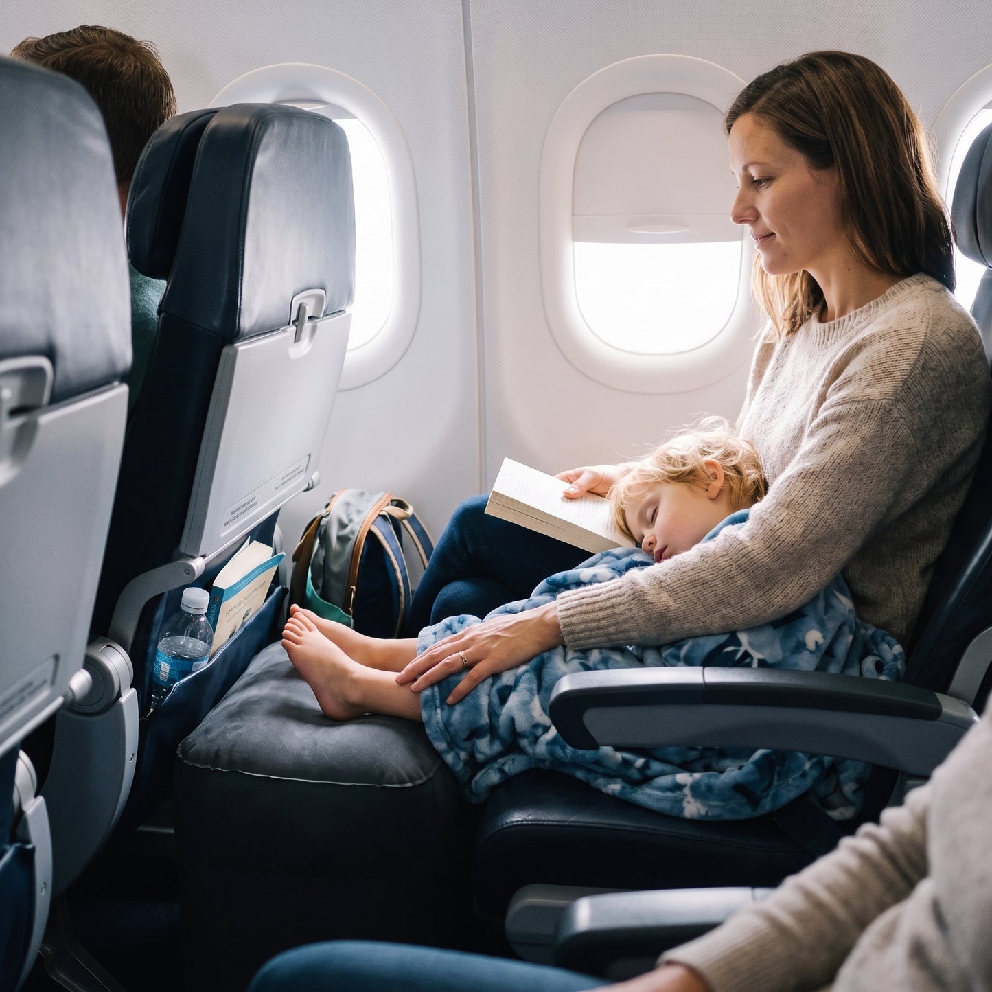 Inflatable Travel Foot Rest Cushion