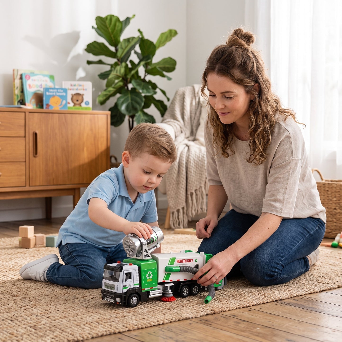 Metal Street Sweeper Toy