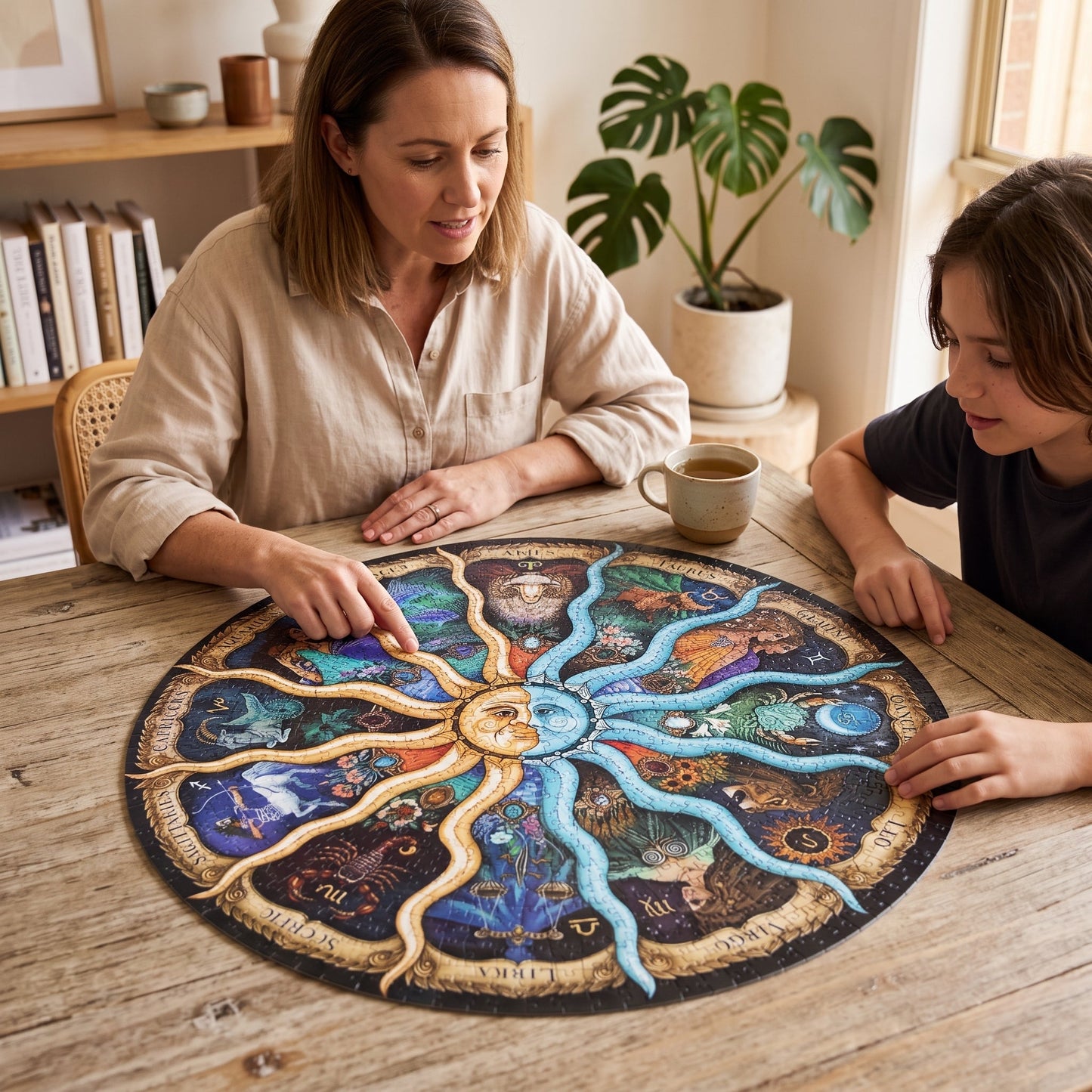 1000 Piece Round Astrology Puzzle