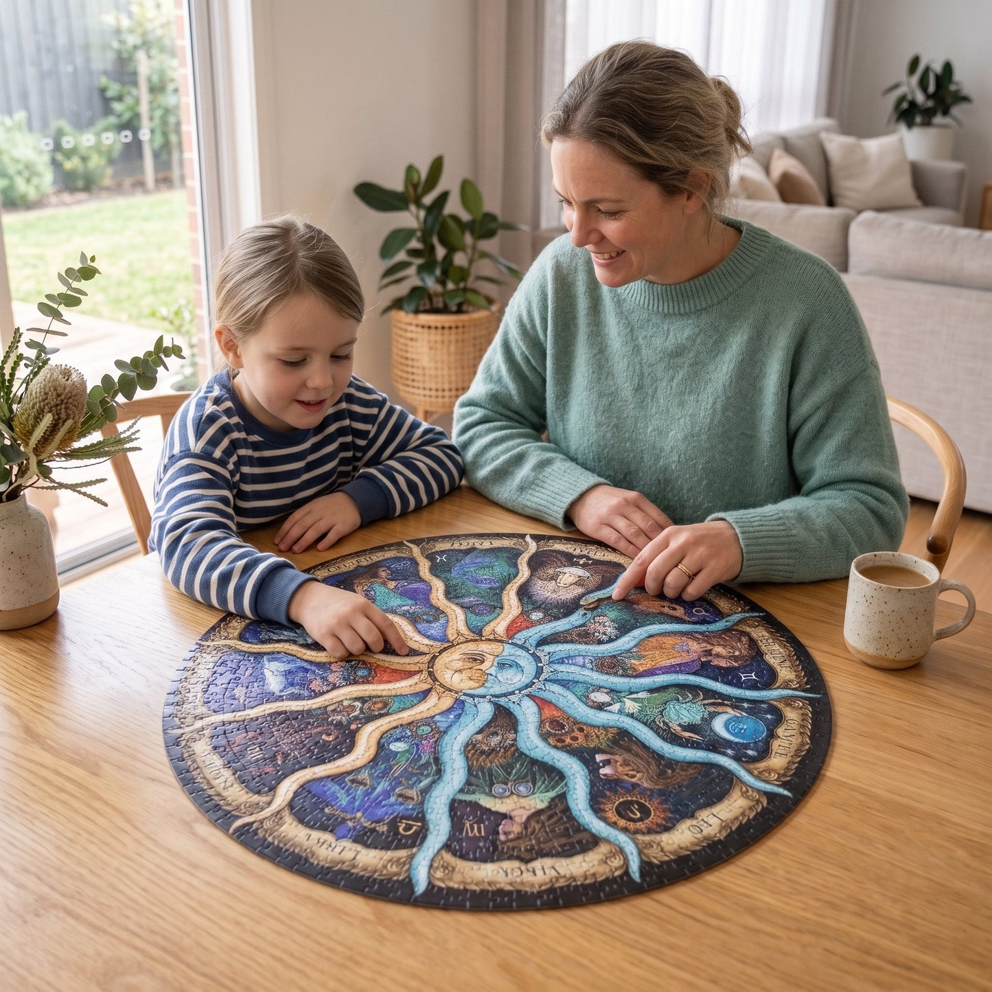 1000 Piece Round Astrology Puzzle