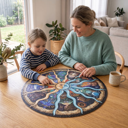 1000 Piece Round Astrology Puzzle