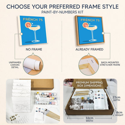 DIY Paint By Numbers Kit(6 Canvas)