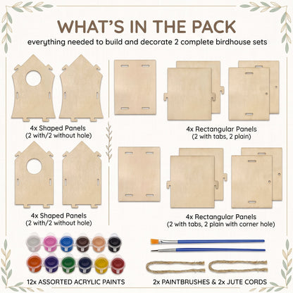 DIY Birdhouse Painting Kit