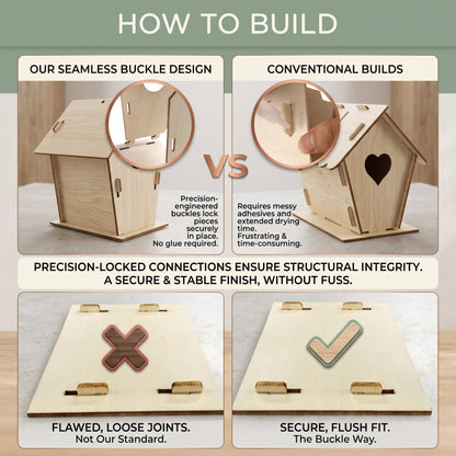 DIY Birdhouse Painting Kit