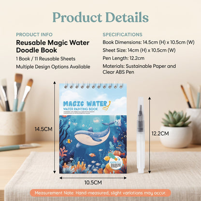 Reusable Watercolour Painting Book