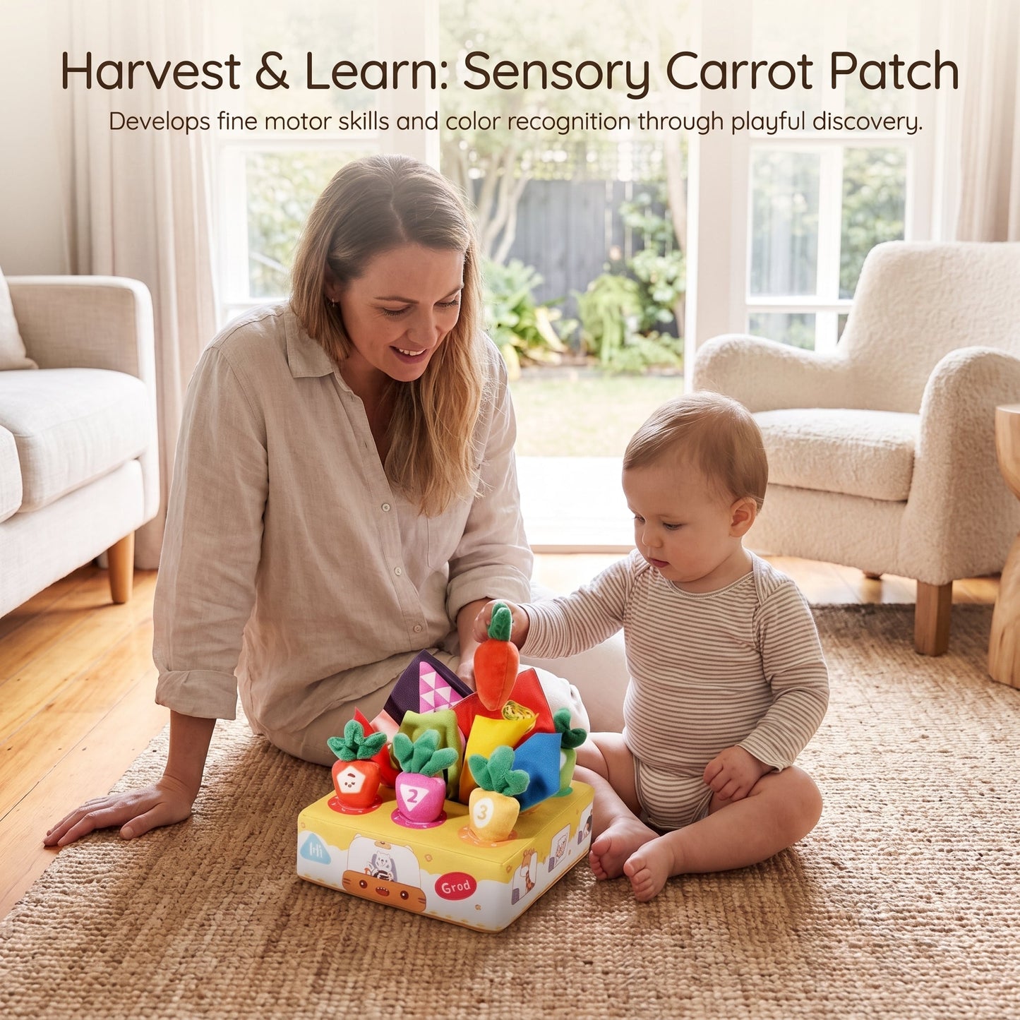Crinkle Tissue Box Learning Toy