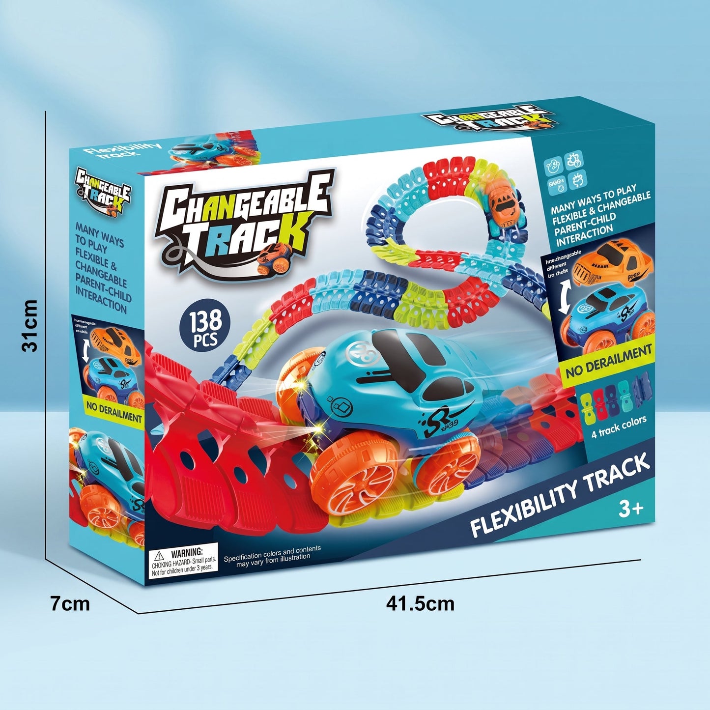 Magnetic Racing Car Track Set for Kids