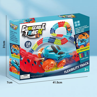 Magnetic Racing Car Track Set for Kids