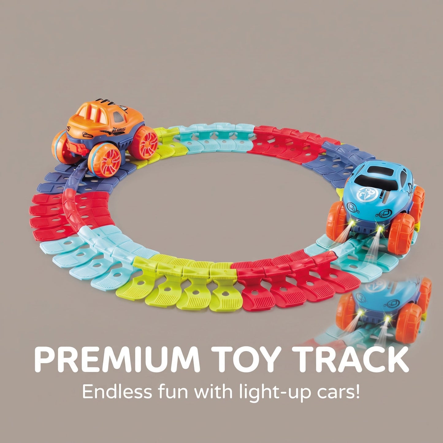 Magnetic Racing Car Track Set for Kids