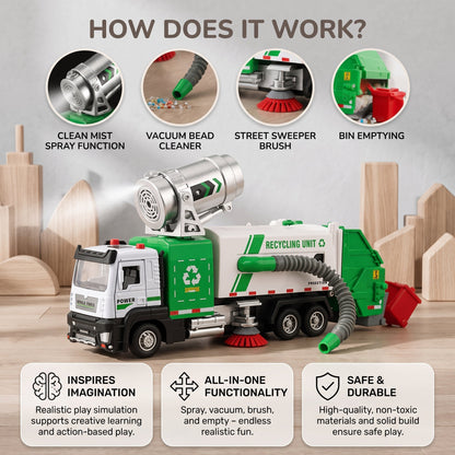 Metal Street Sweeper Toy