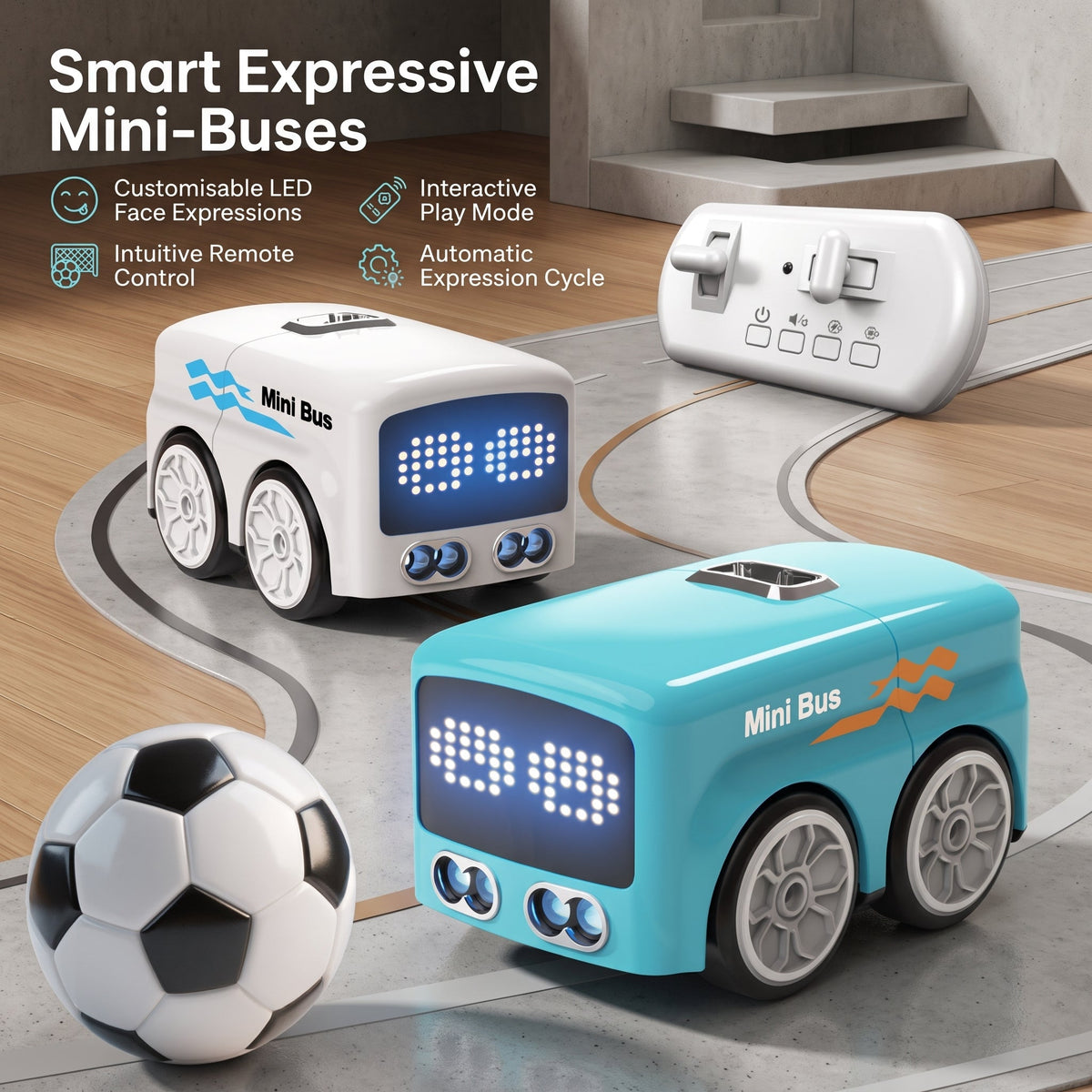 Smart Gesture RC Mini Bus