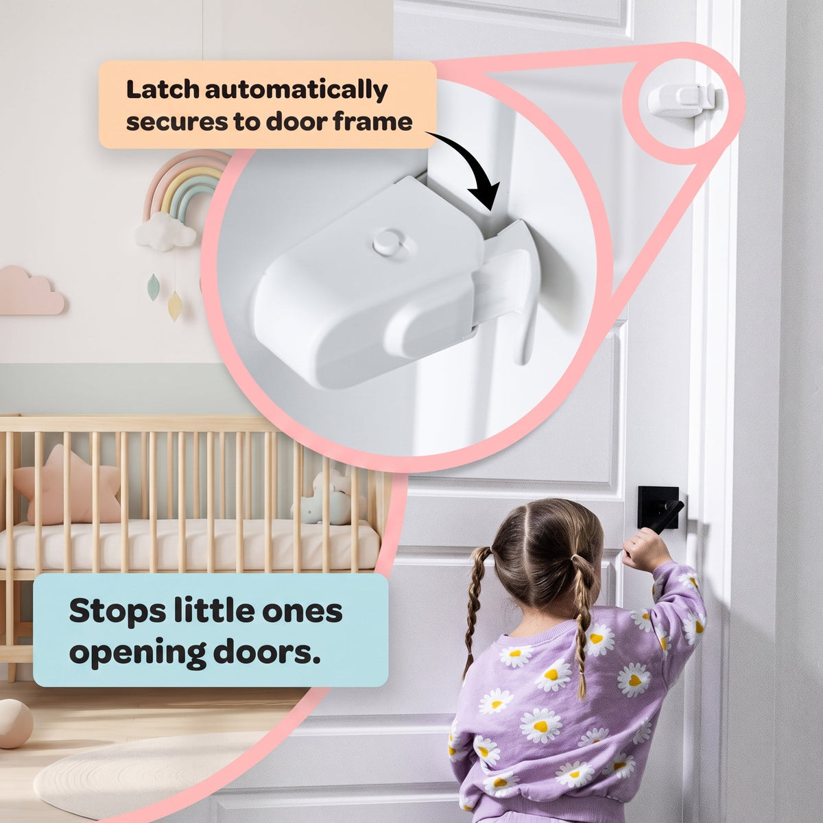 Snap On Child Safety Door Lock