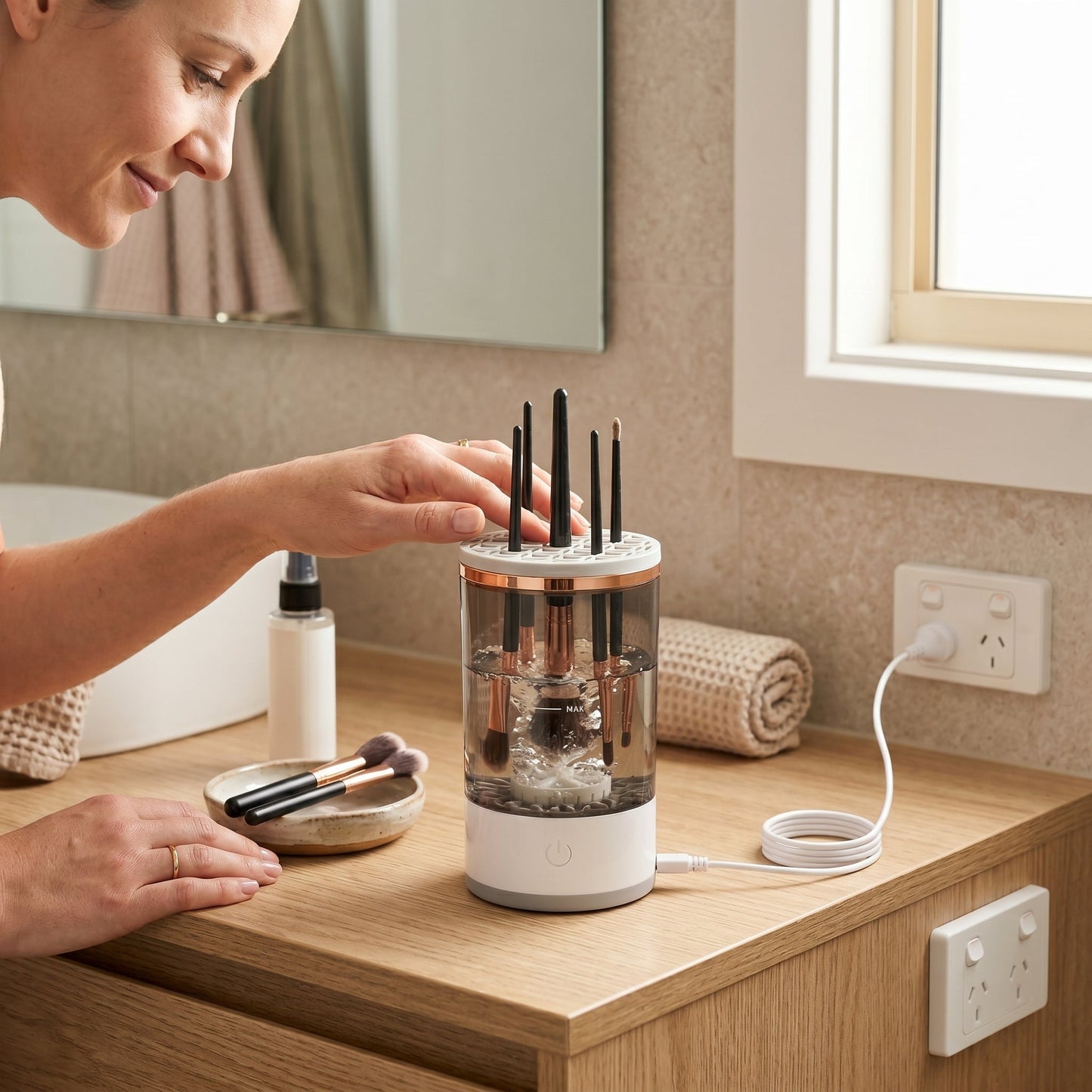 Electric Makeup Brush Cleaner