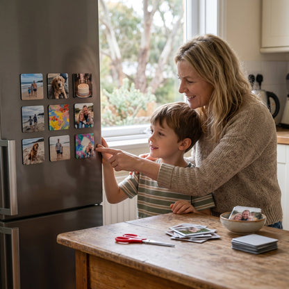 Personalised Family Photo Magnet Kit