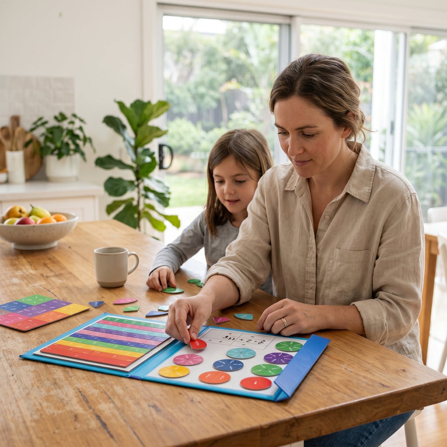 Montessori Fraction Puzzle