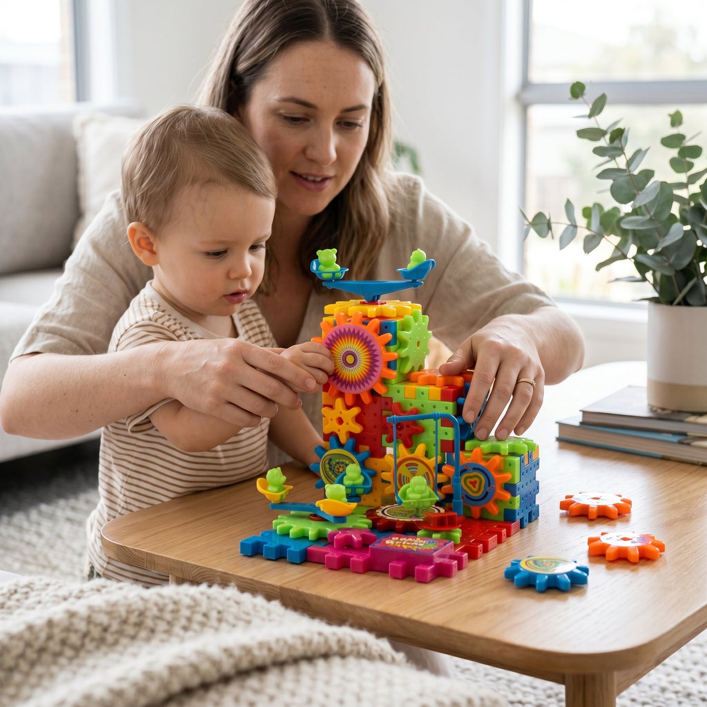 81 Piece Gear Building Set