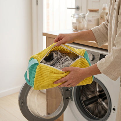 Chenille Shoe Washing Bags