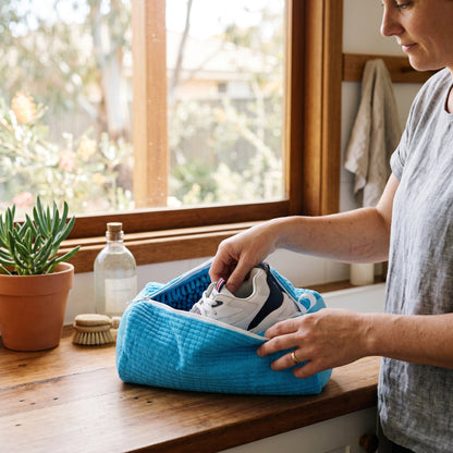 Chenille Shoe Washing Bags